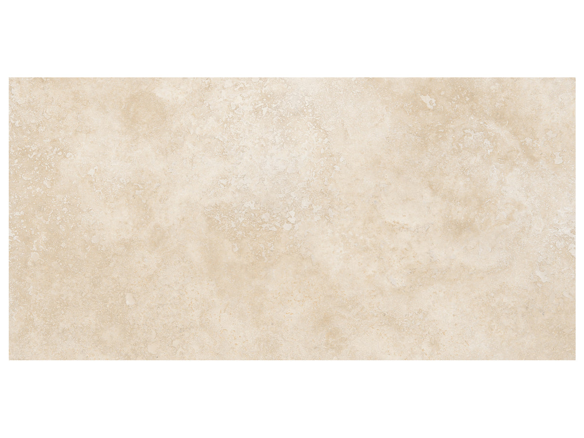 Ivory flise 30,5 x 61 cm, filled & honed
