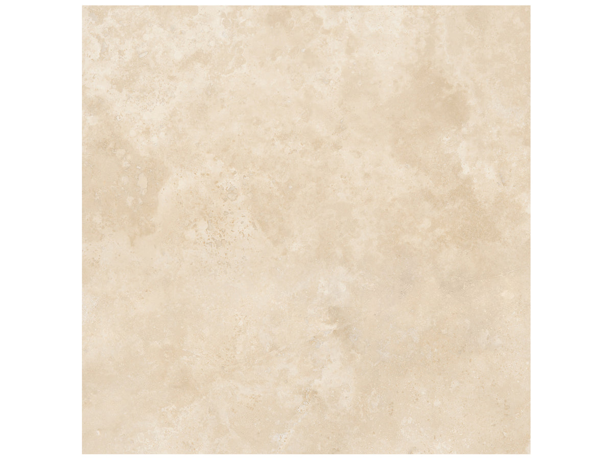Ivory flise 45,7 x 45,7 cm, filled & honed