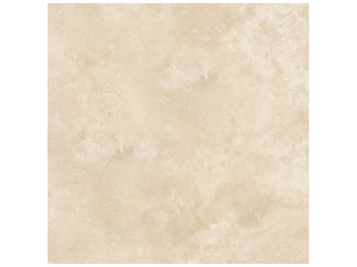 Ivory flise 61 x 61 cm, filled & honed