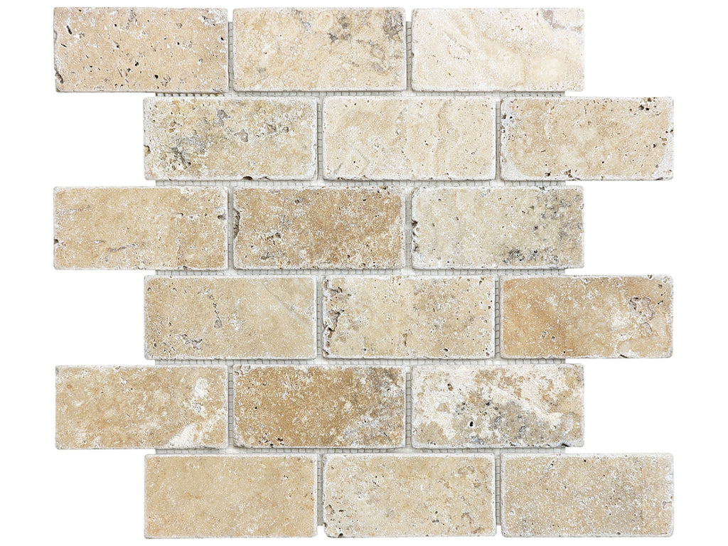 Picasso mosaik brick 5 x 10 cm, tumbled