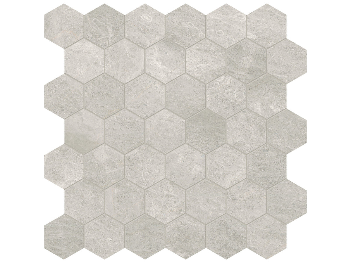 Anciano Grigio mosaik hexagon 4,9 cm