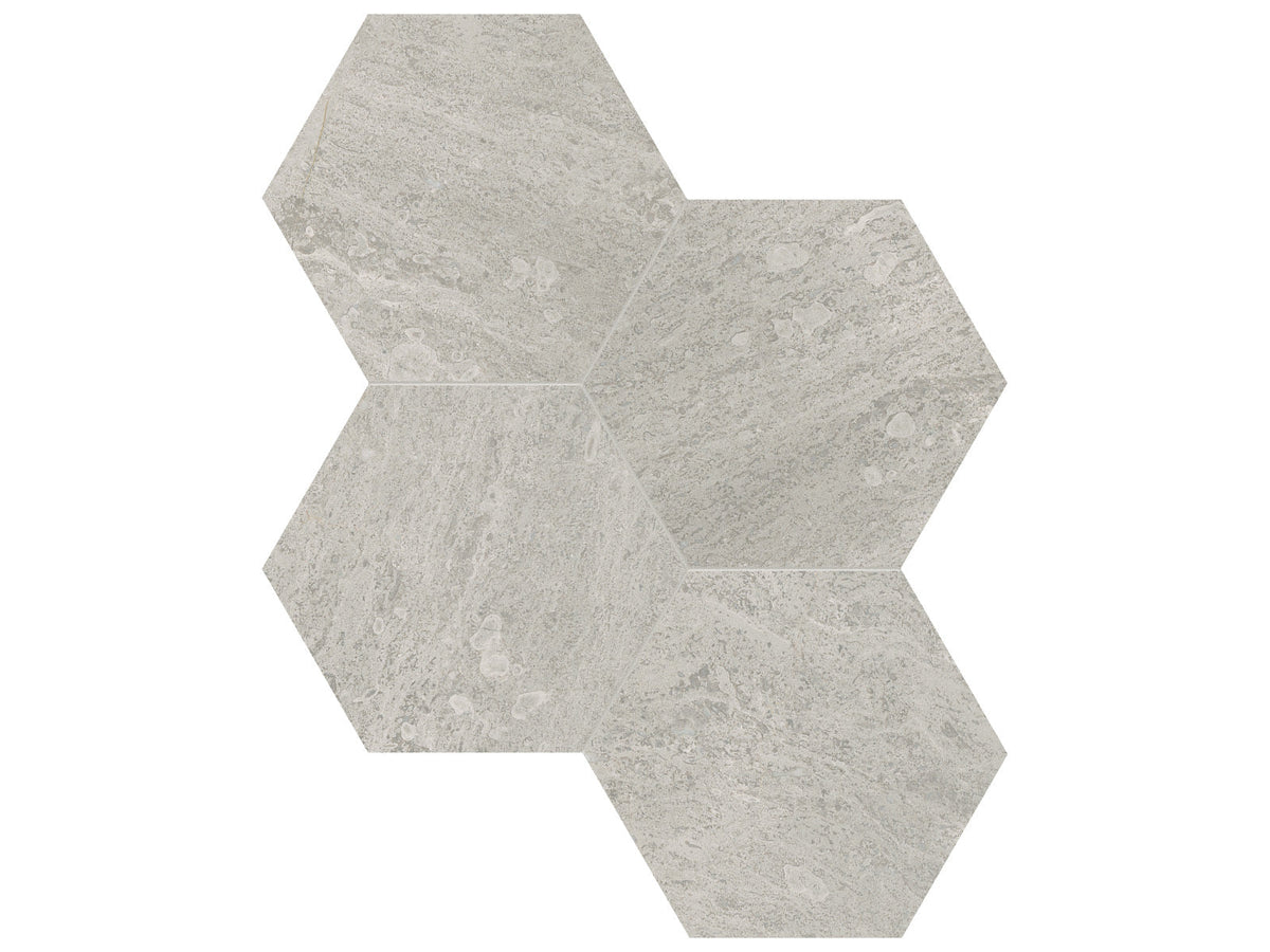 Anciano Grigio mosaik hexagon 15,2 cm