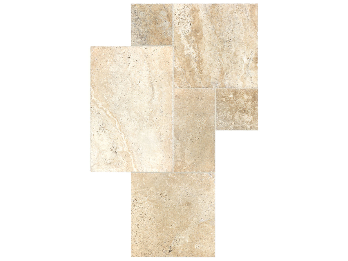 Picasso cobble stone mønstersæt, brushed & chiseled